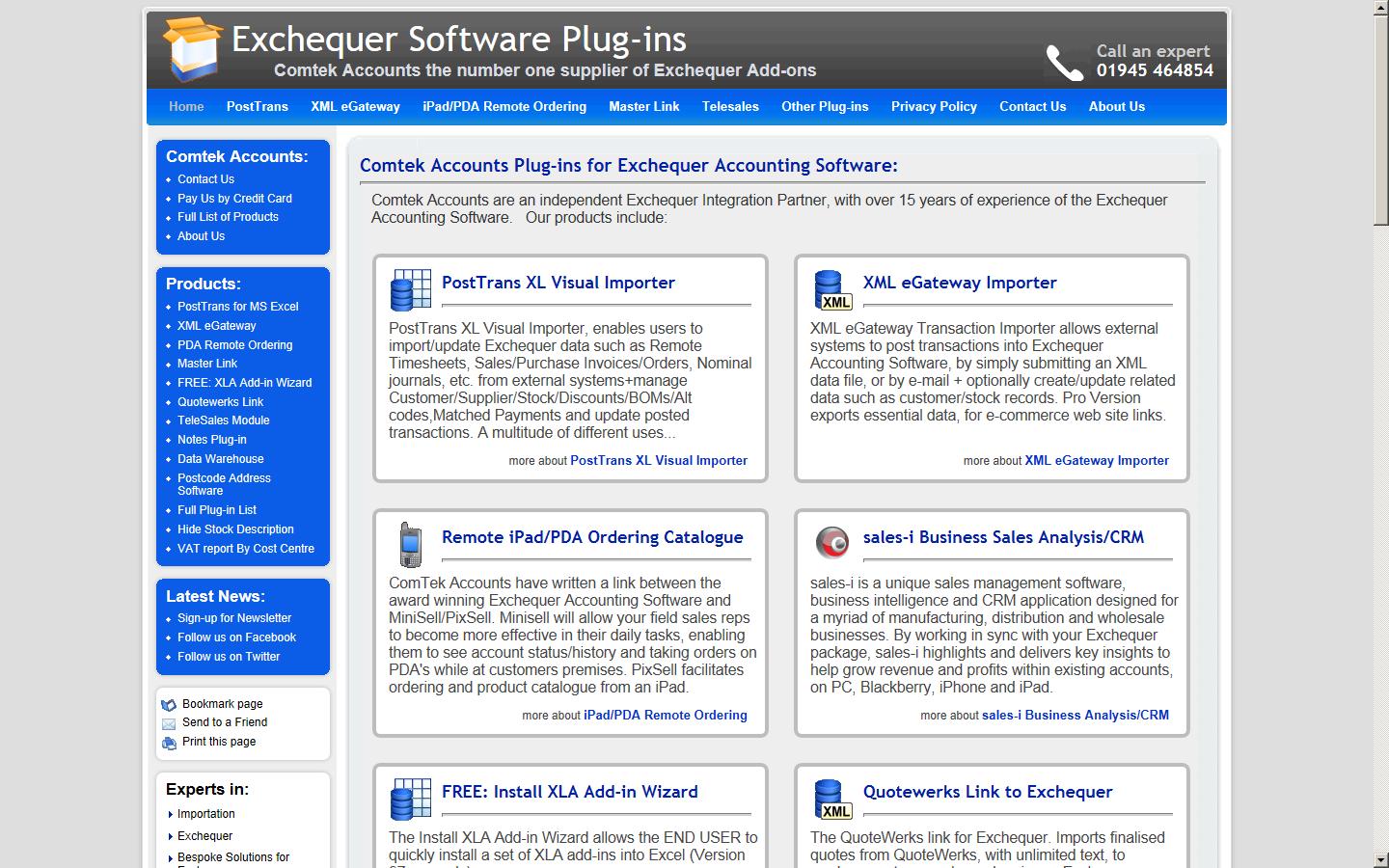 Comtek Accounts Ltd Website