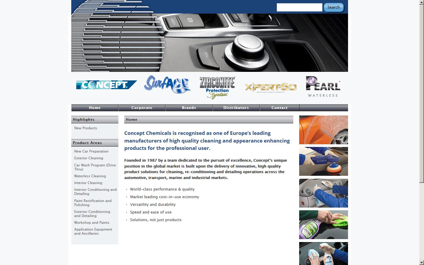 Concept Chemicals & Coatings Ltd Website