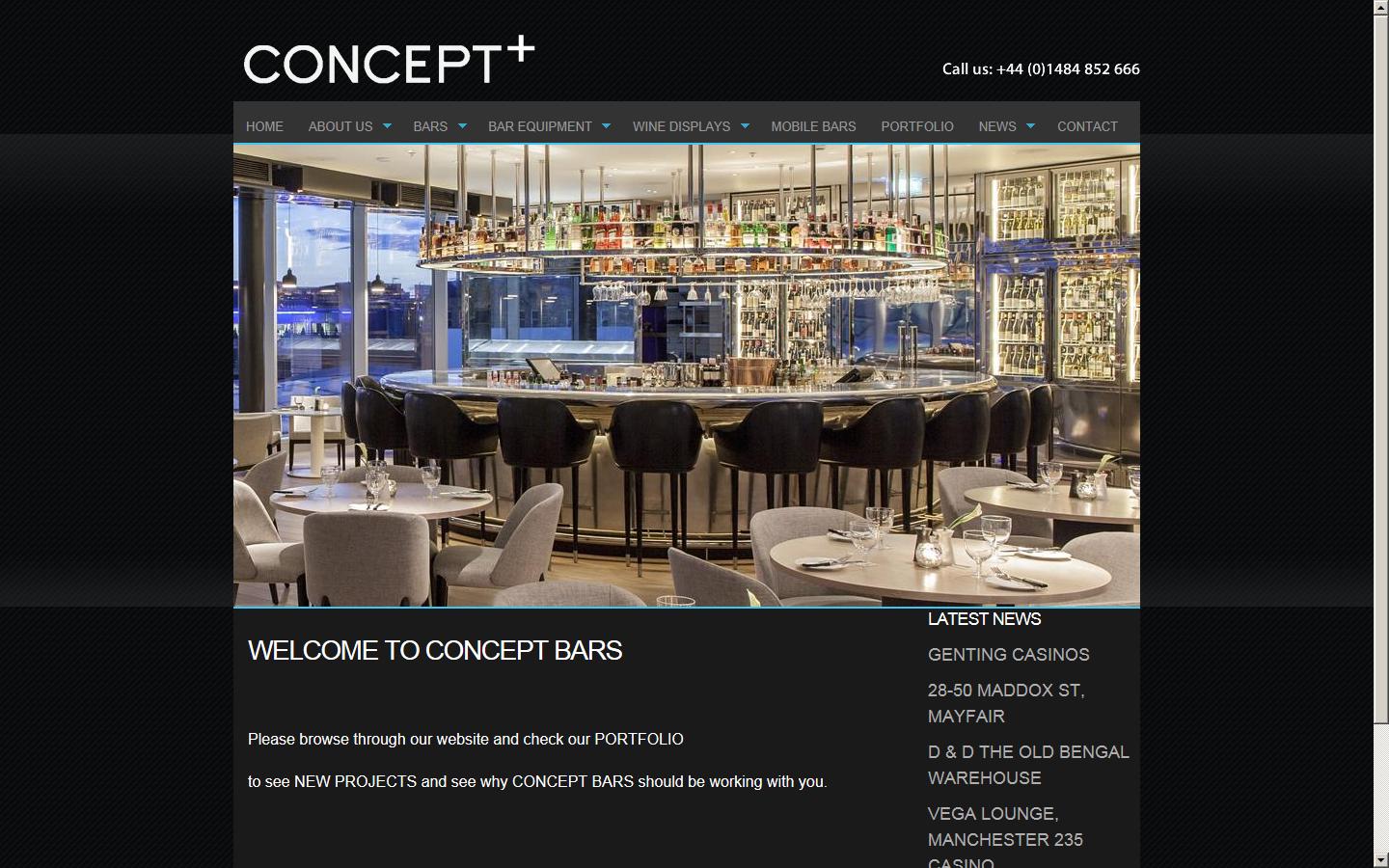 Concept Refrigeration Ltd Website