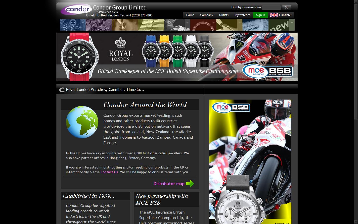 Condor Group Ltd Website