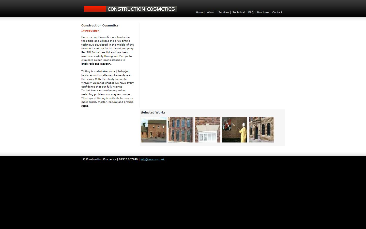 Construction Cosmetics Website