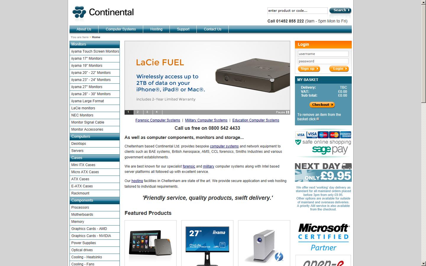 Continental Ltd Website