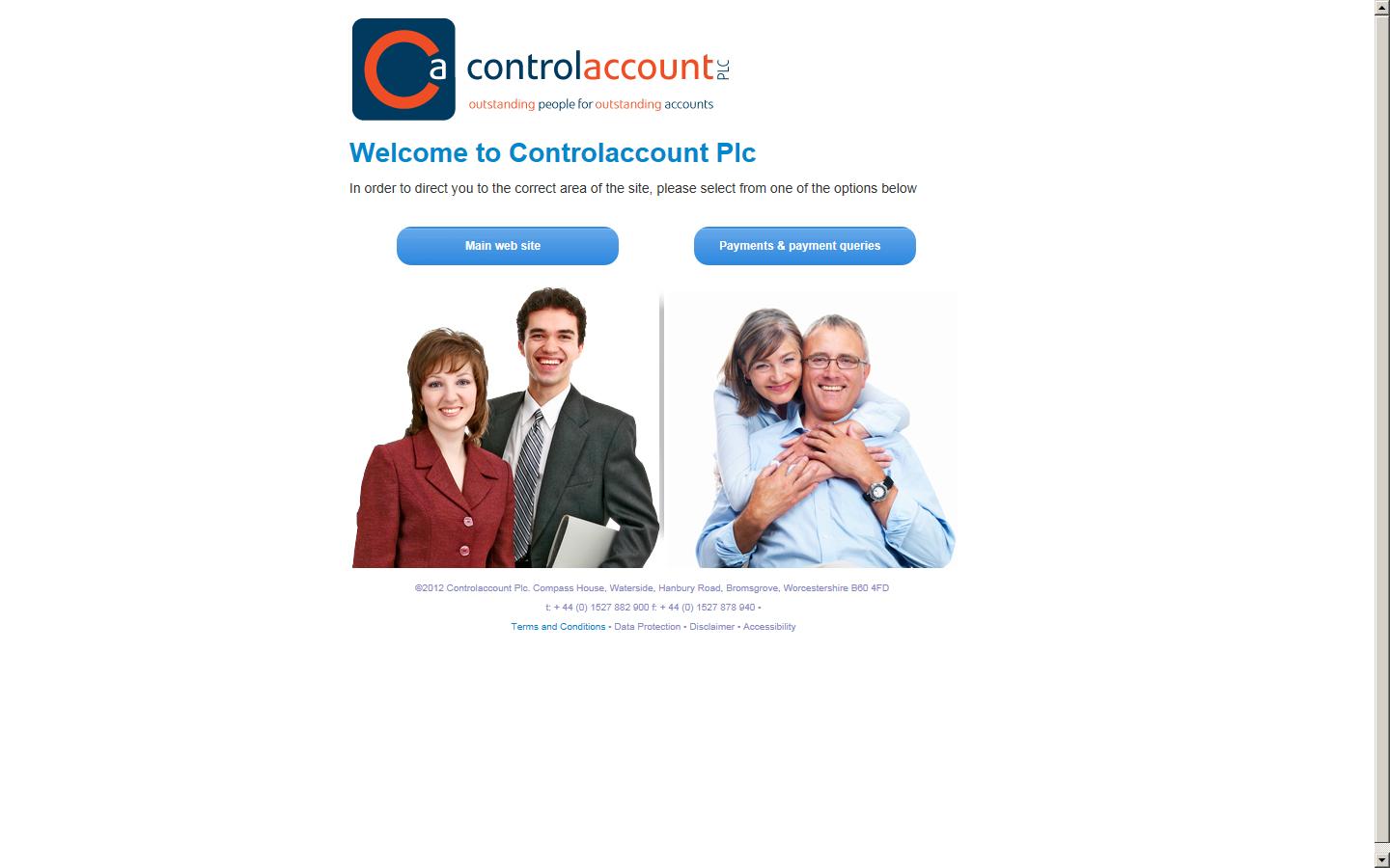 Controlaccount plc Website