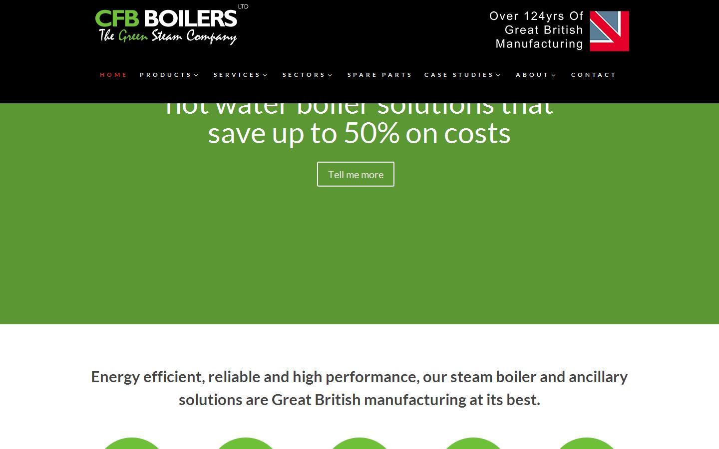 CFB Boilers Ltd Website