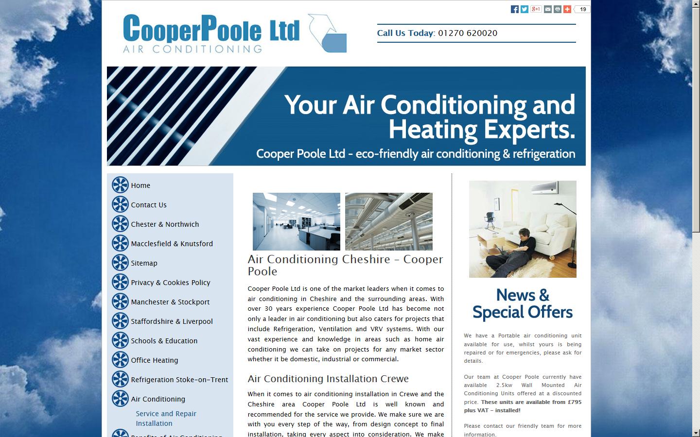 Cooper Poole Ltd  Website