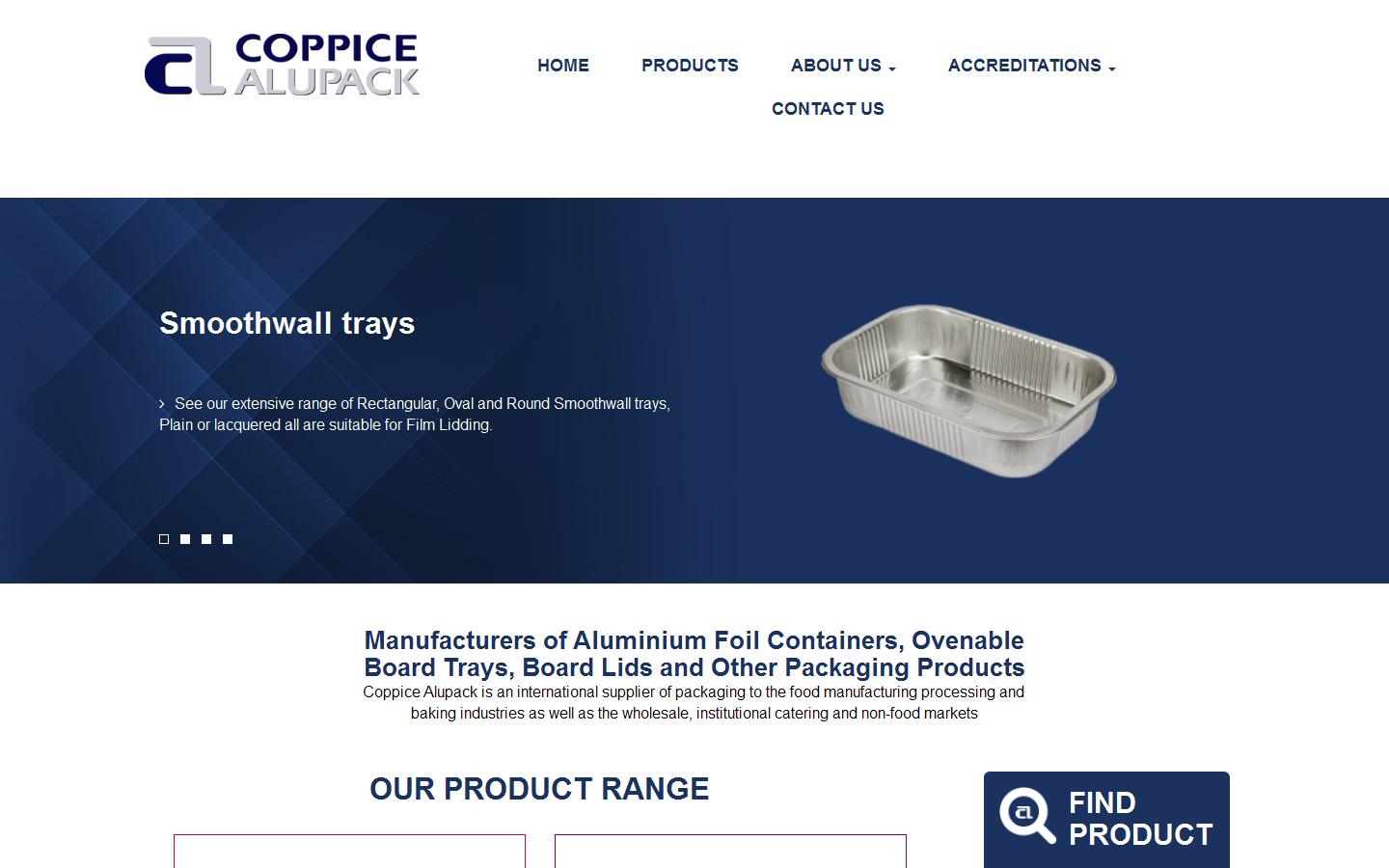 Coppice Alupack Ltd Website