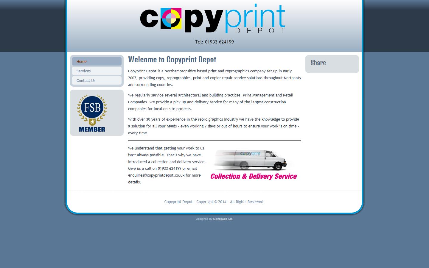 Copyprint Depot Website