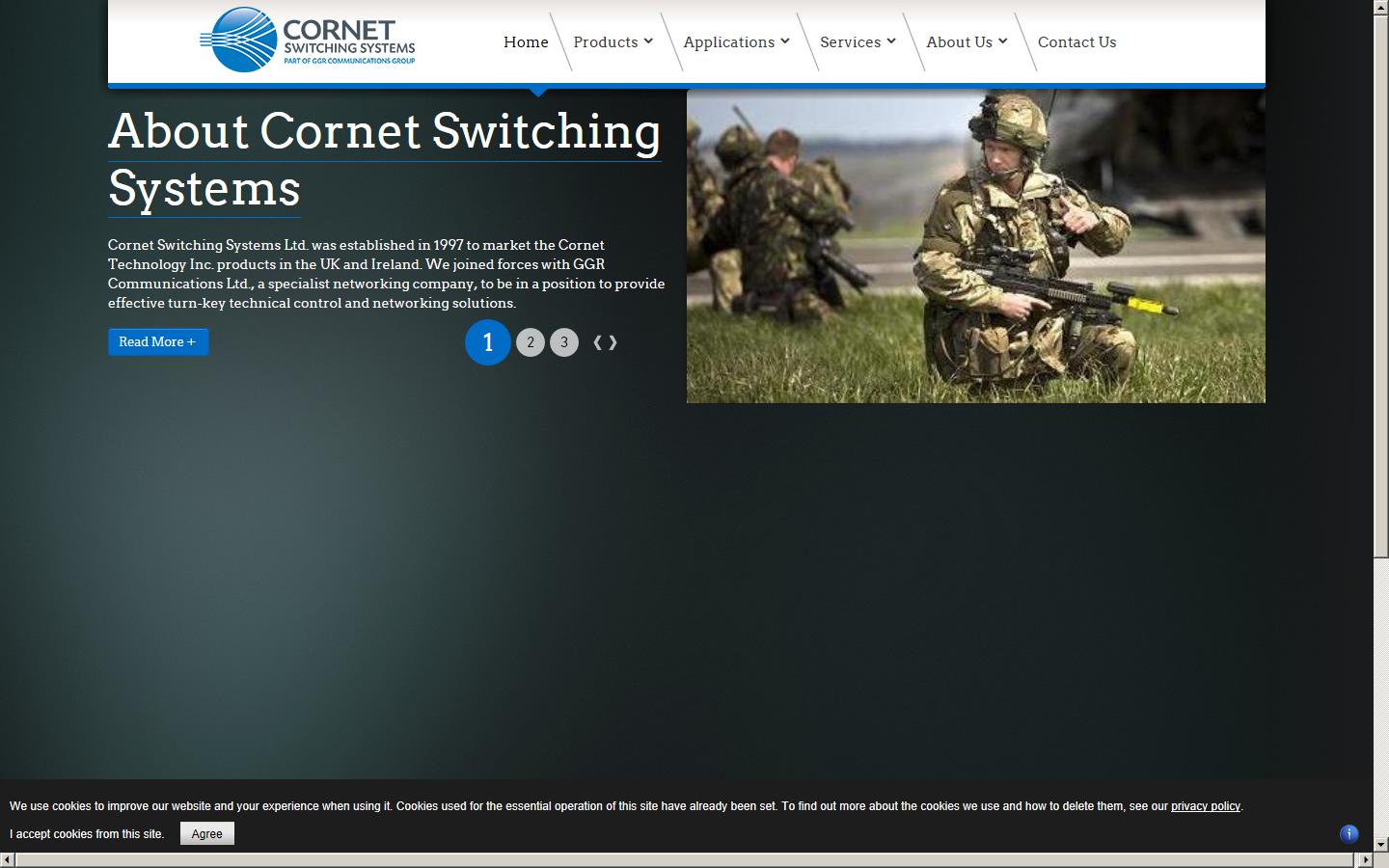 Cornet Switching Systems Ltd Website