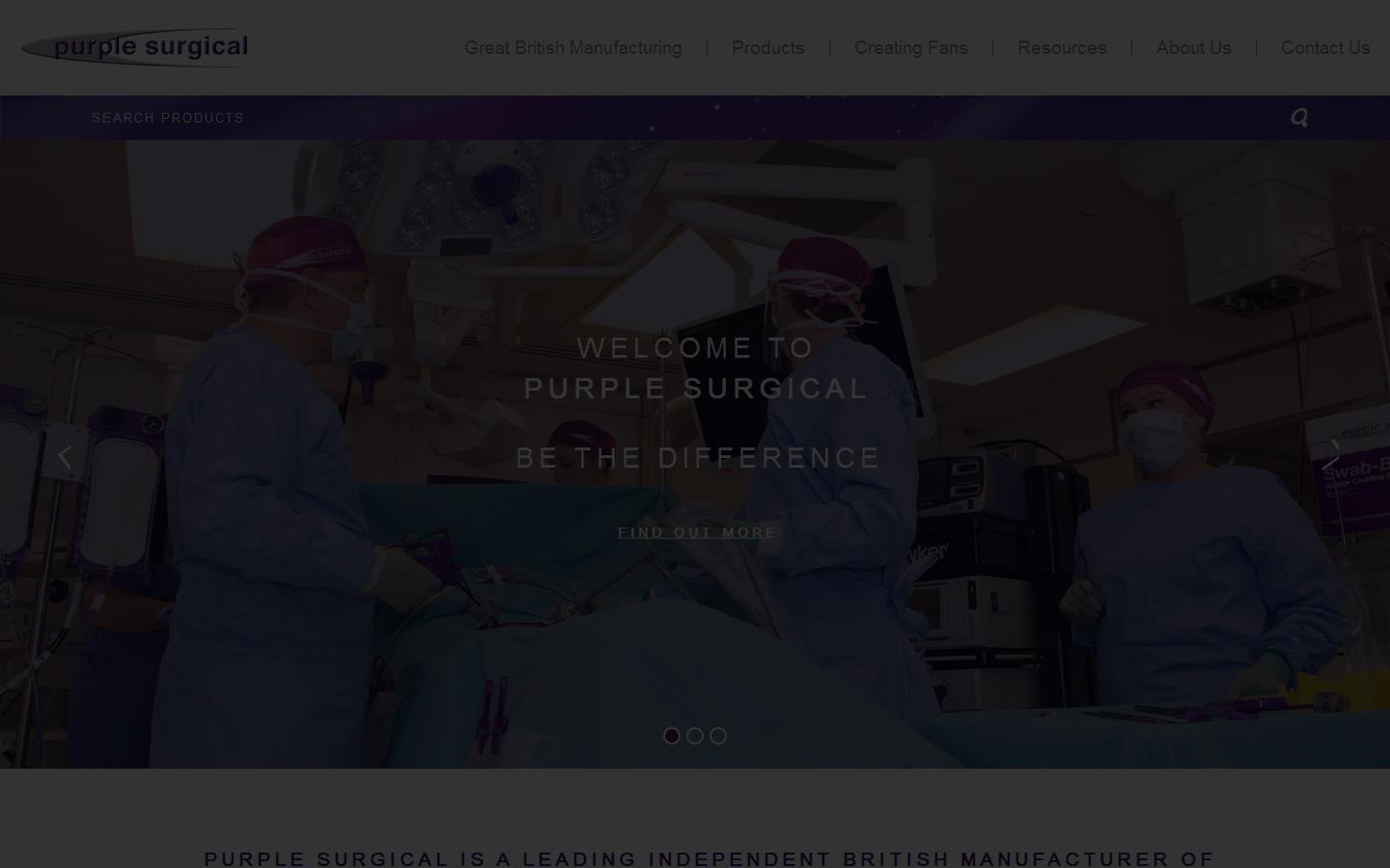 Purple Surgical UK Website