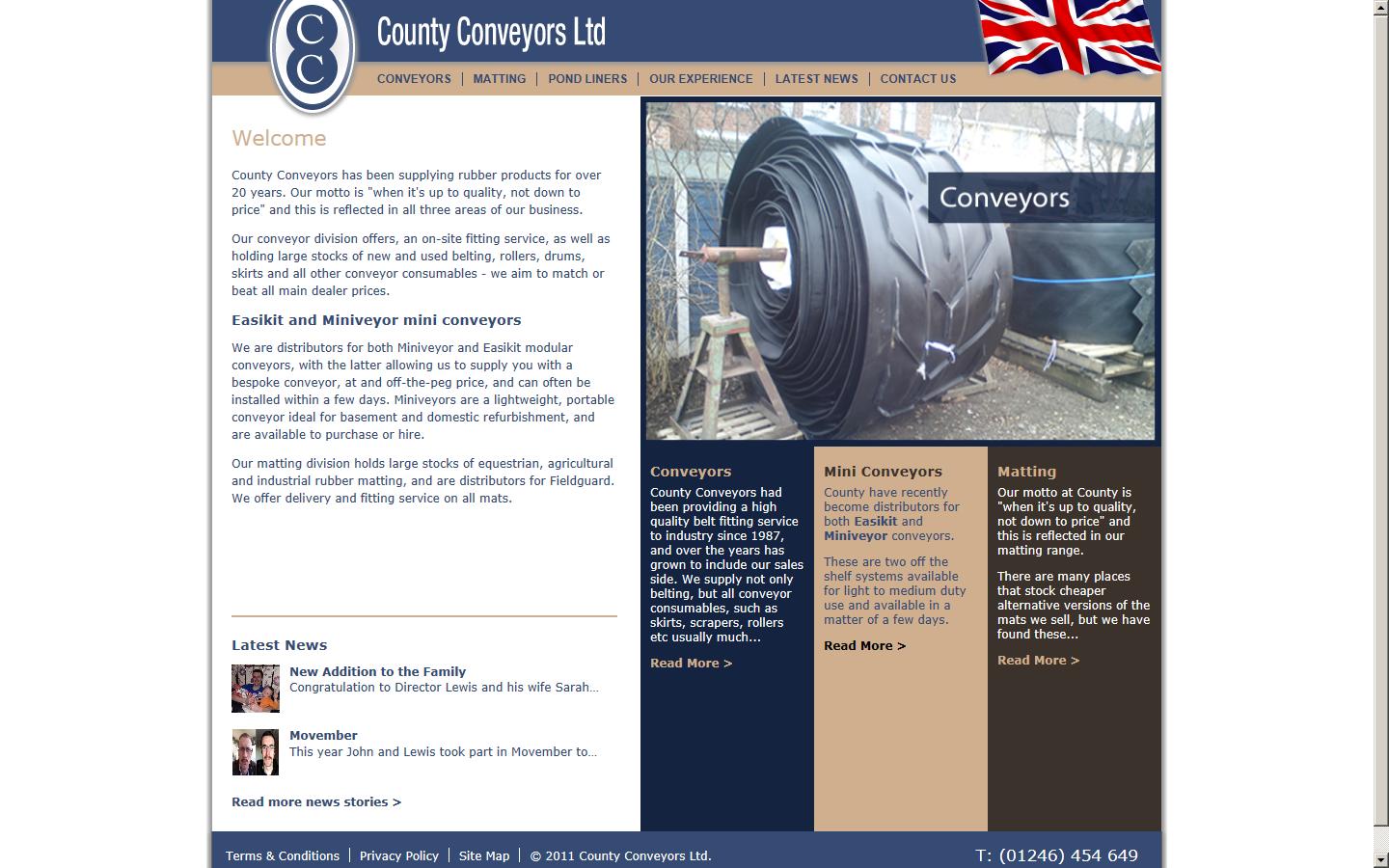 County Conveyors Ltd Website
