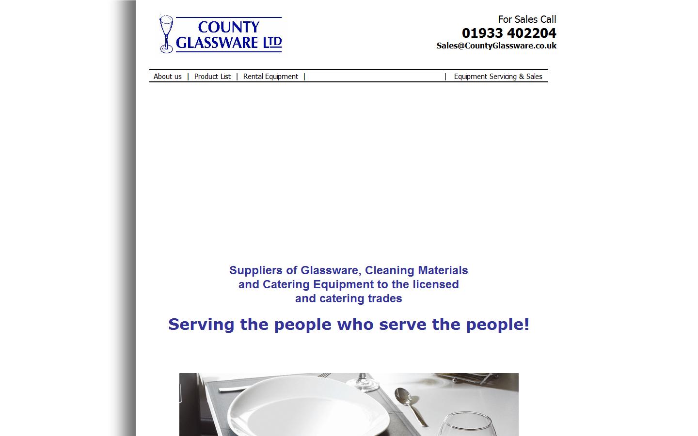 County Glassware Ltd Website