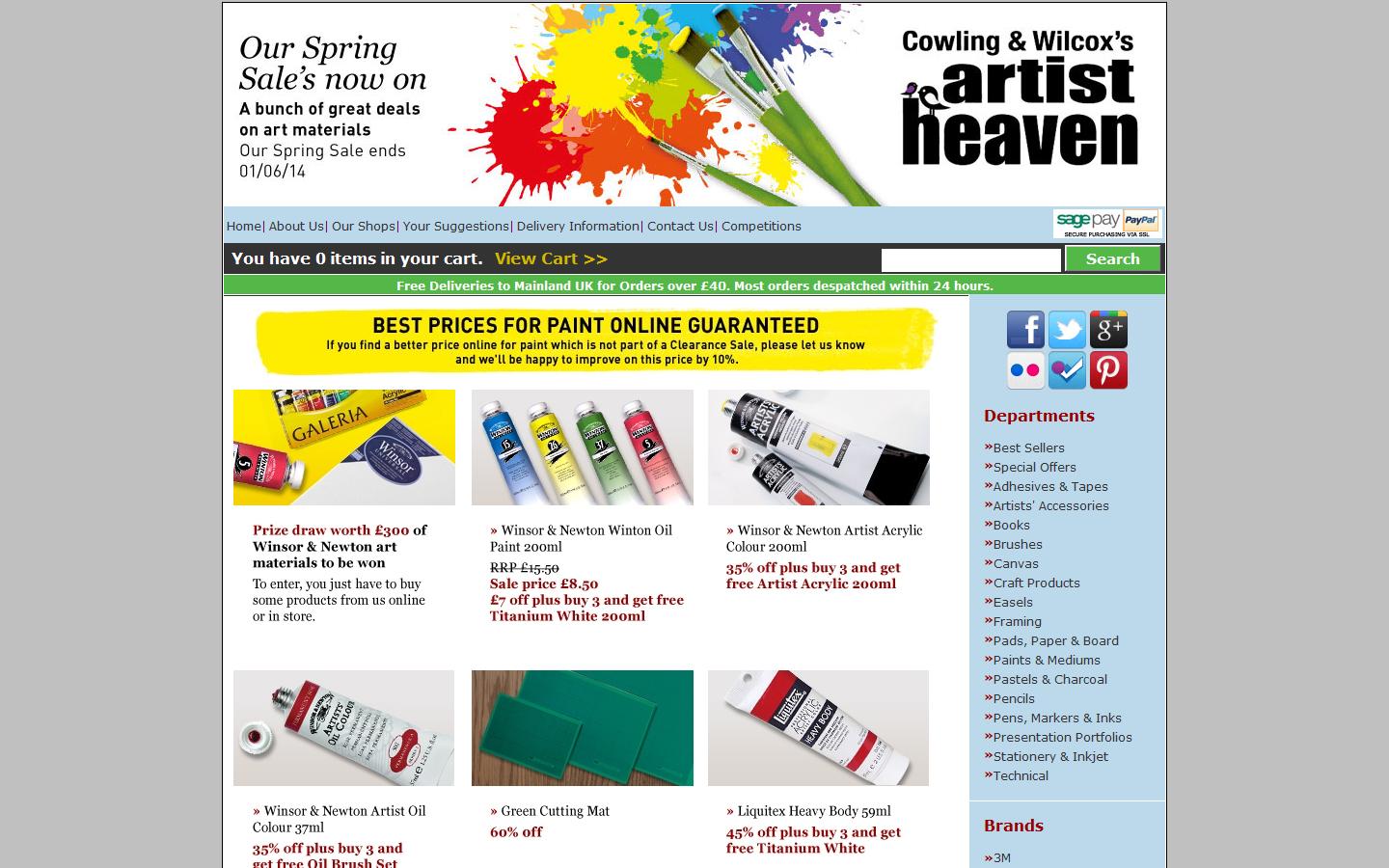 Cowling & Wilcox Ltd Website