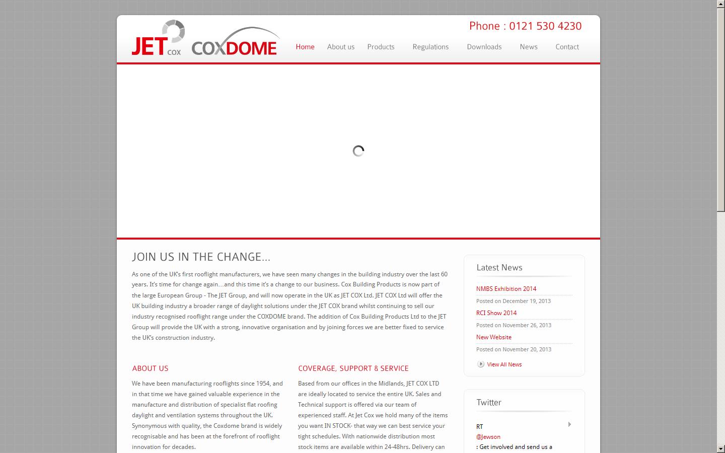 Cox Building Products Ltd Website