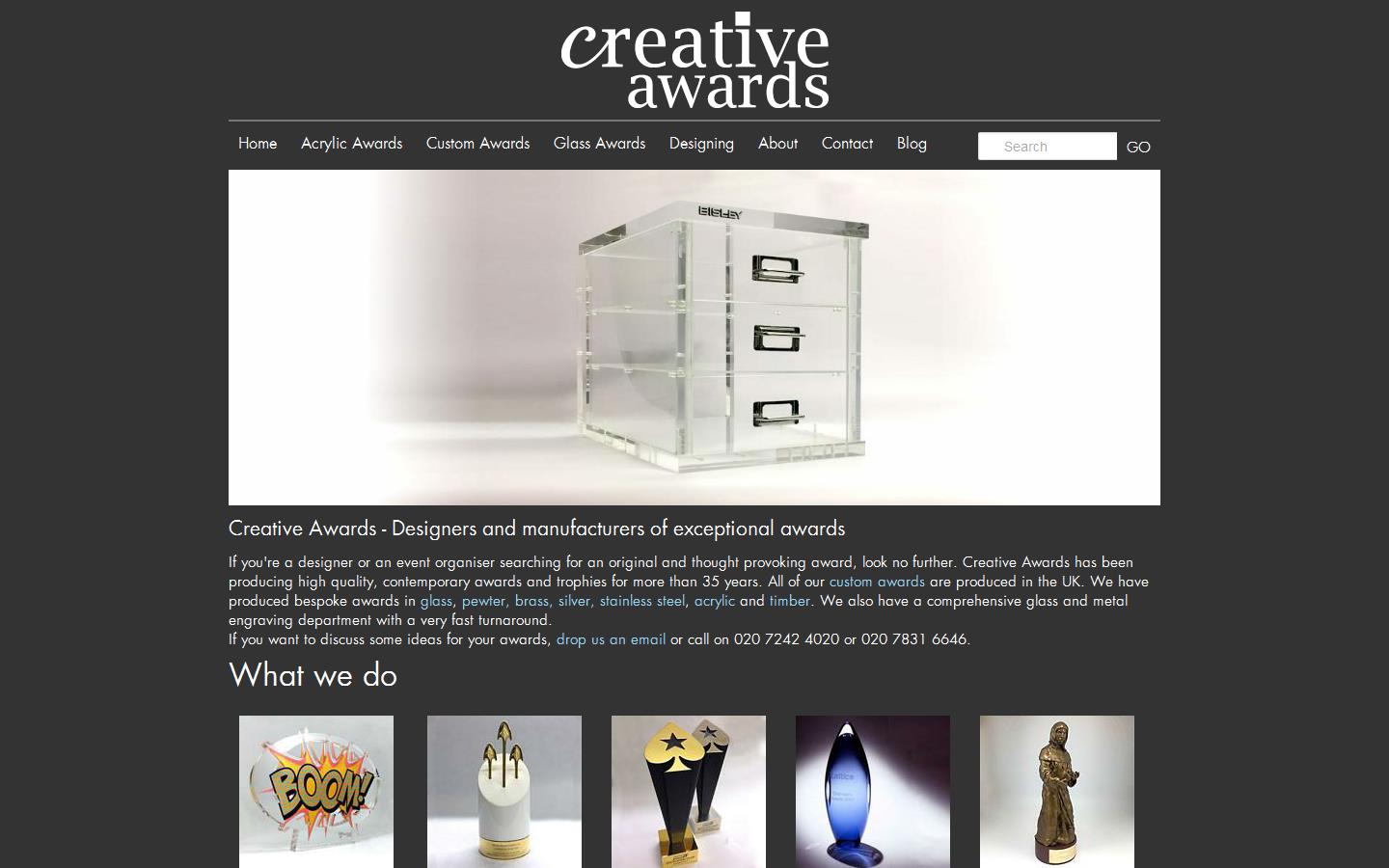 Creative Awards Website