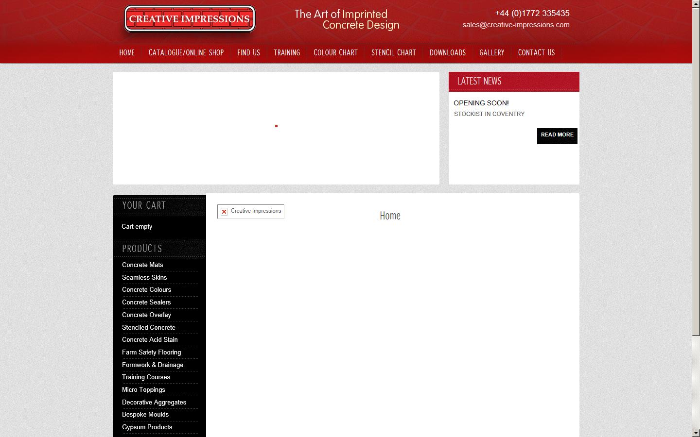 Creative Impressions Ltd Website