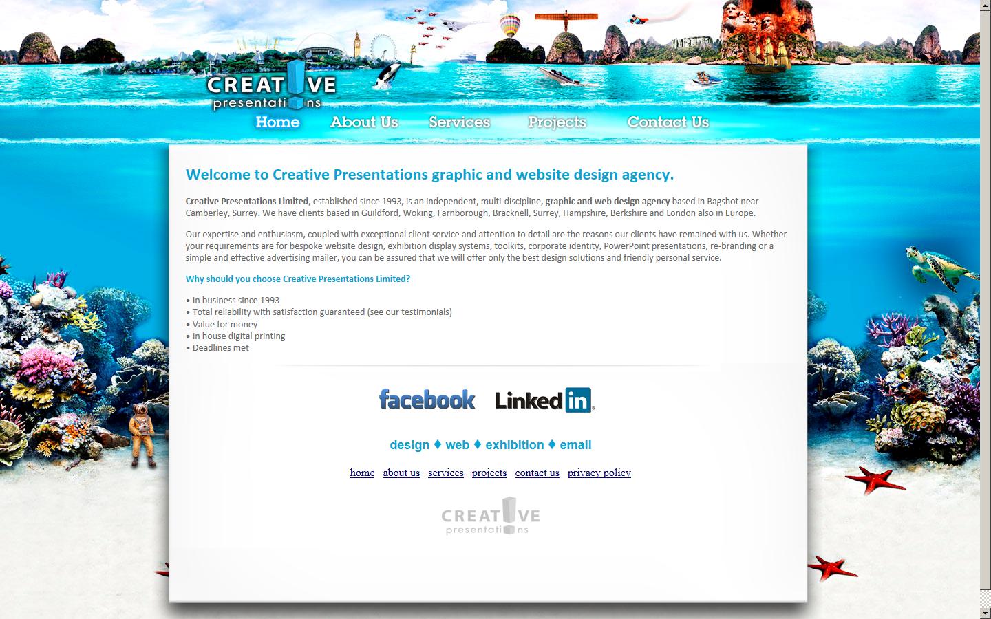 Creative Presentations Ltd Website