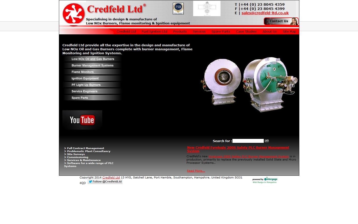 Credfeld Ltd  Website