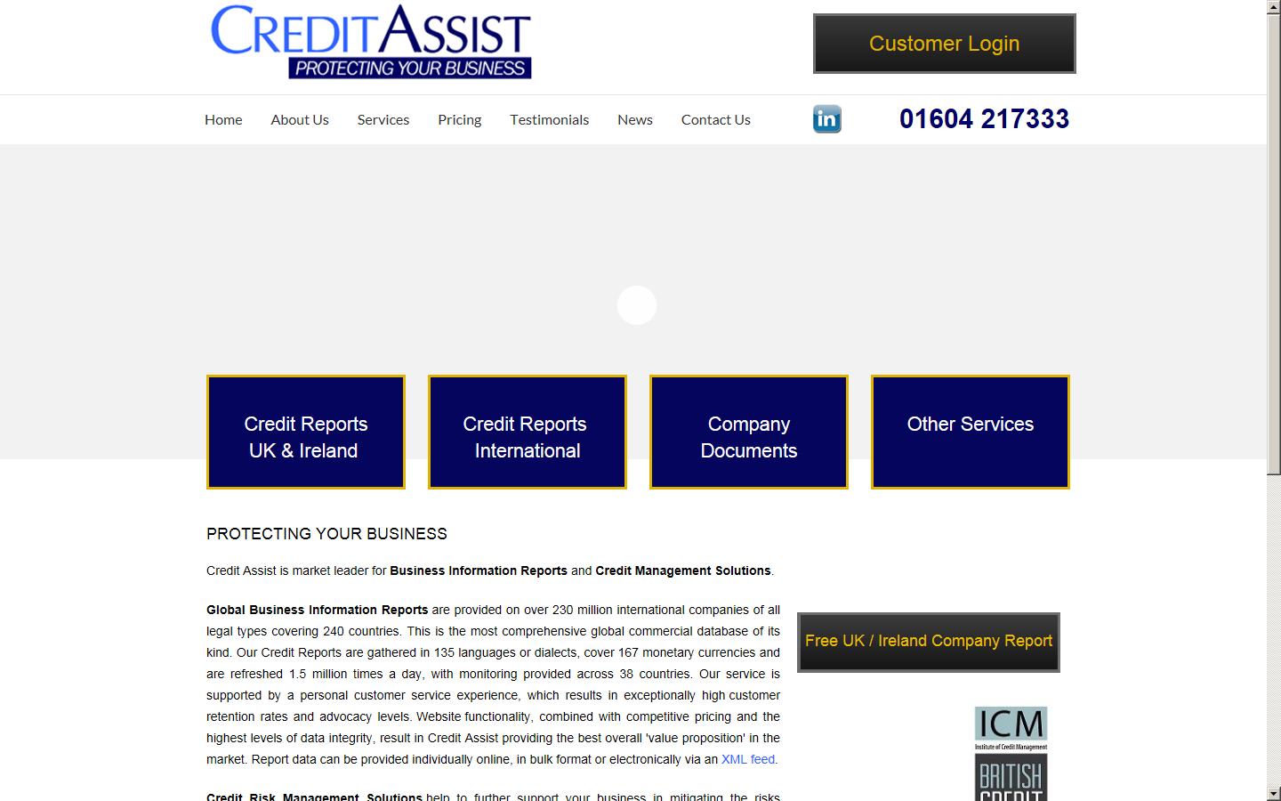Credit Assist Ltd Website