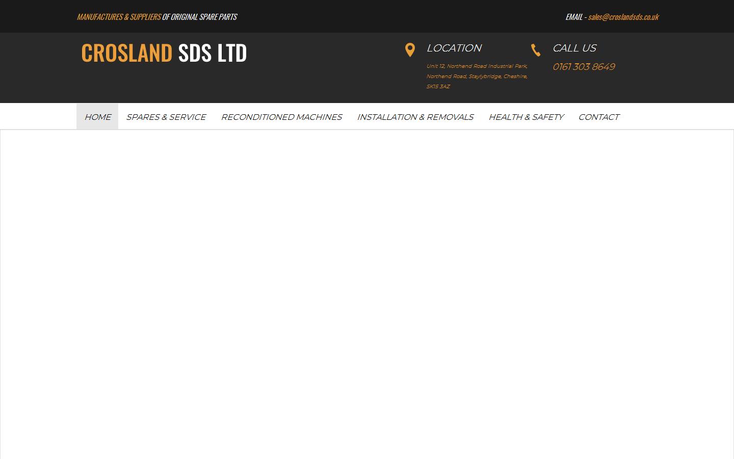 Crosland SDS Ltd Website