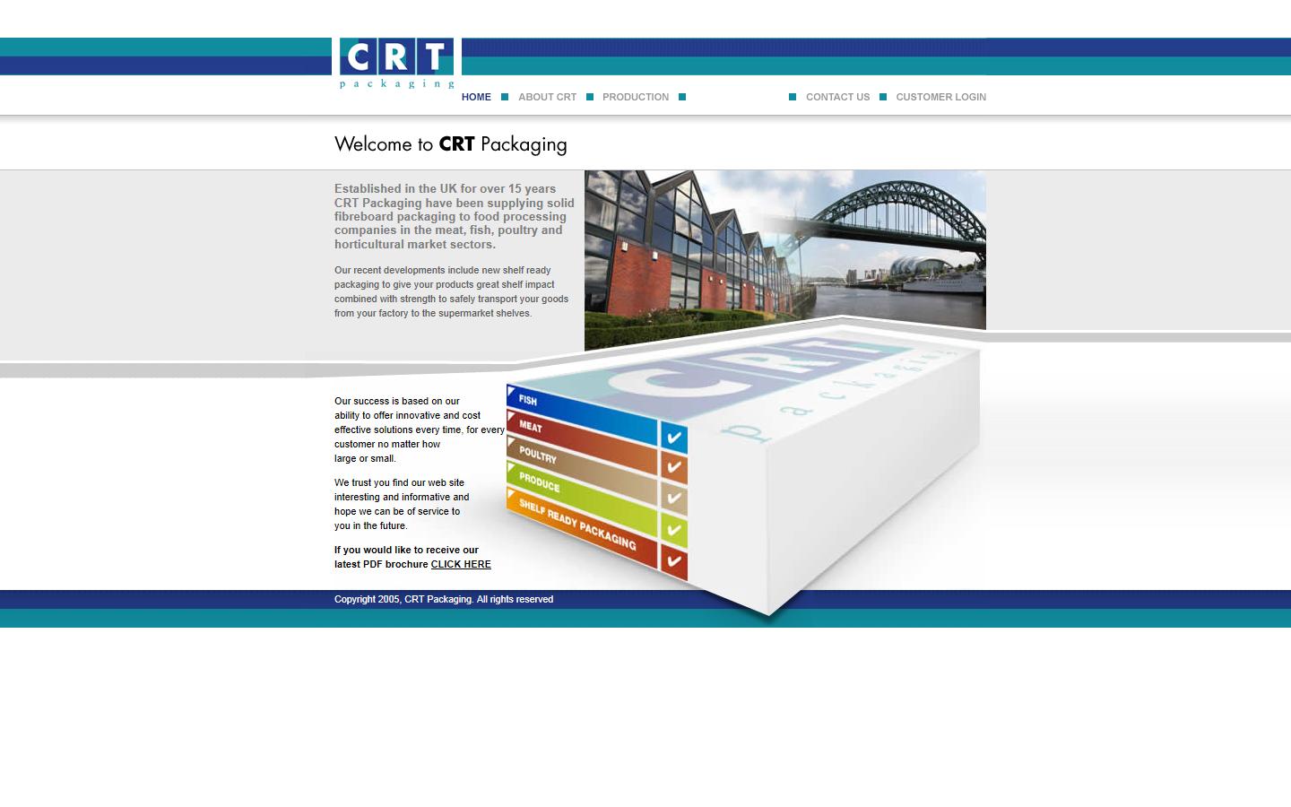 CRT Packaging (UK) Ltd Website