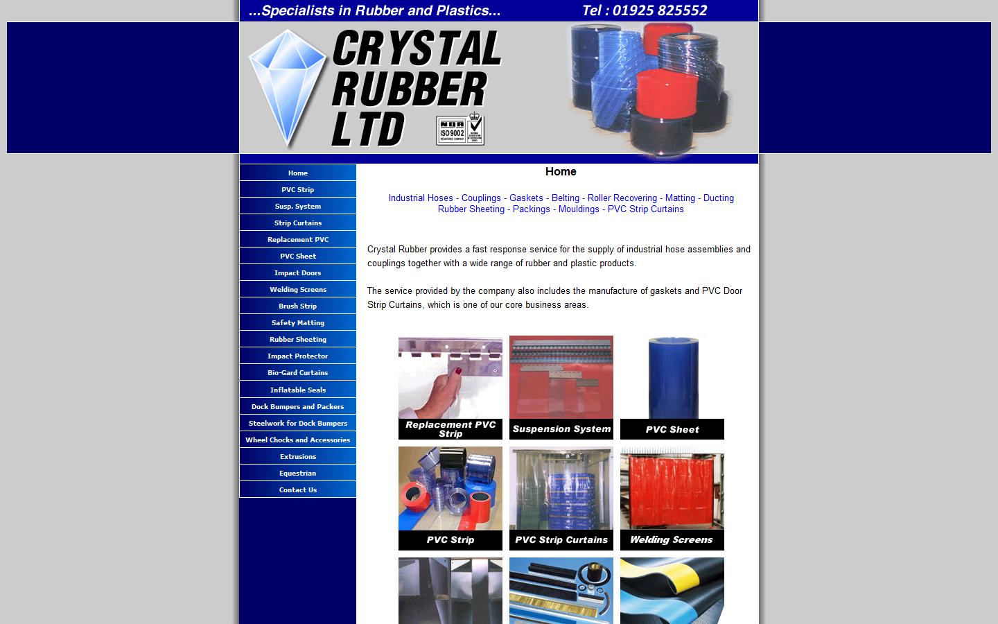 Crystal Rubber Ltd Website