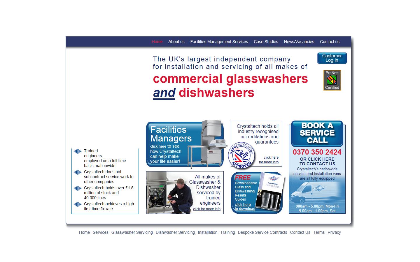 Crystaltech Services (UK) Ltd Website