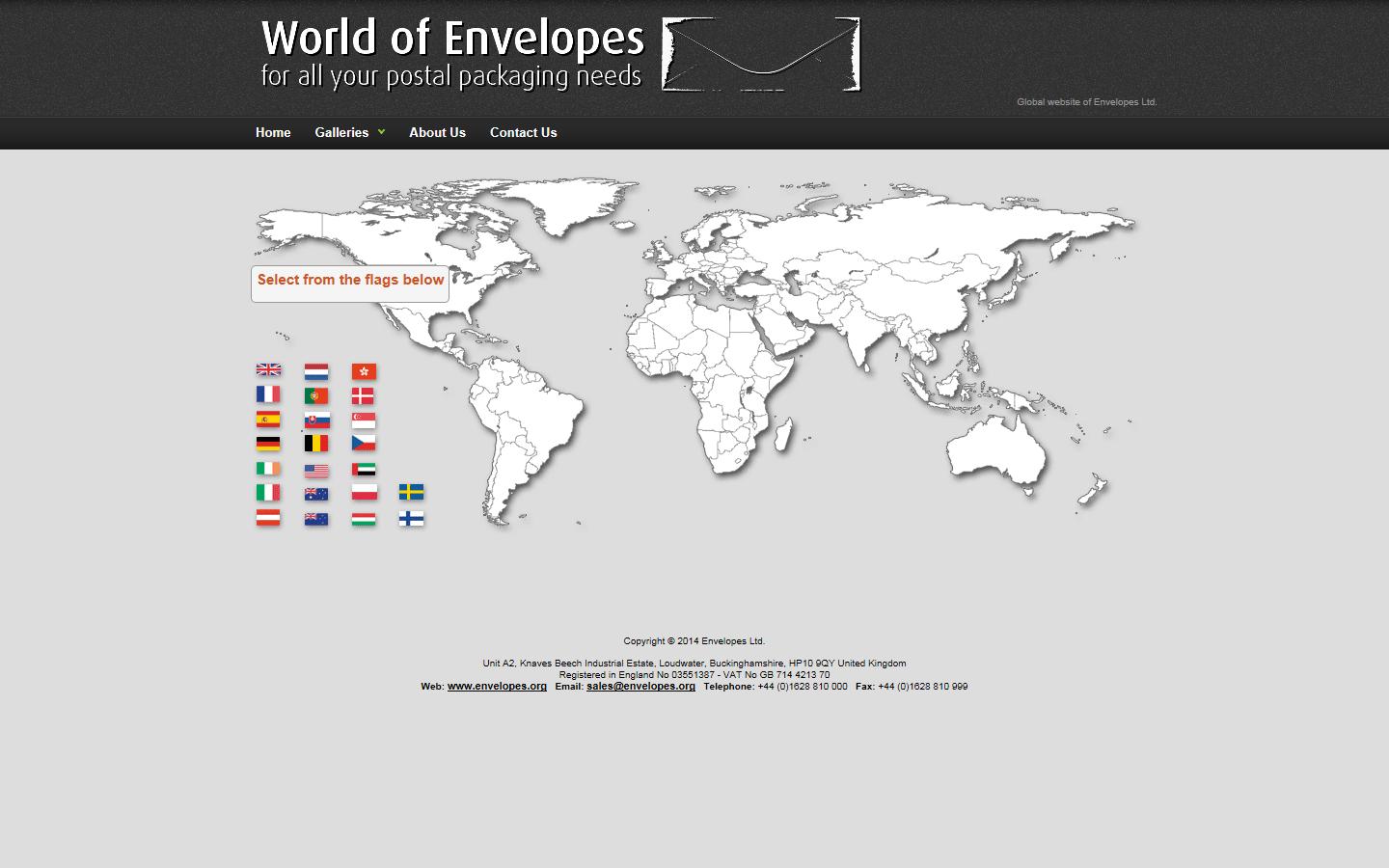 Envelopes LTD Website