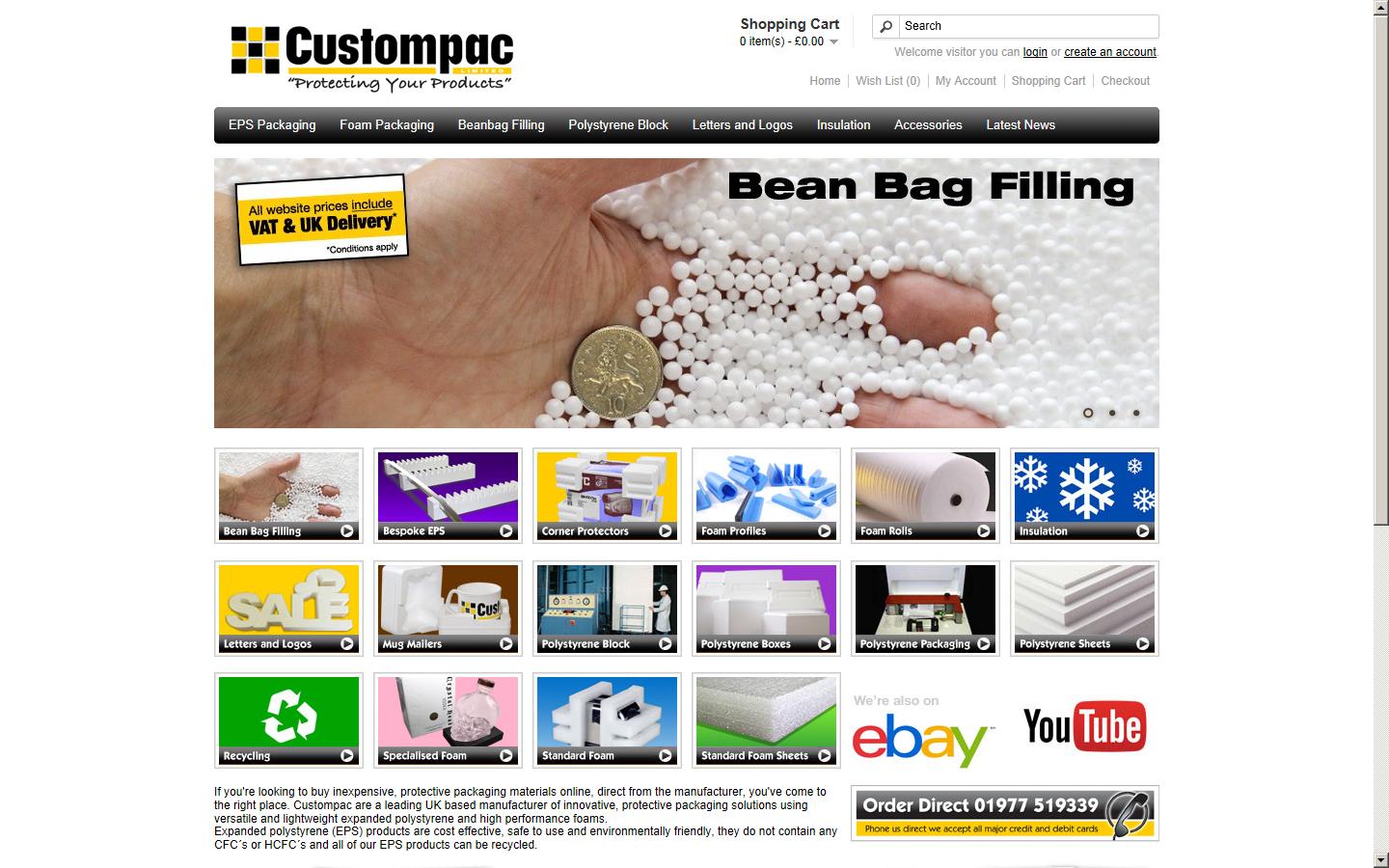 Custompac Limited Website