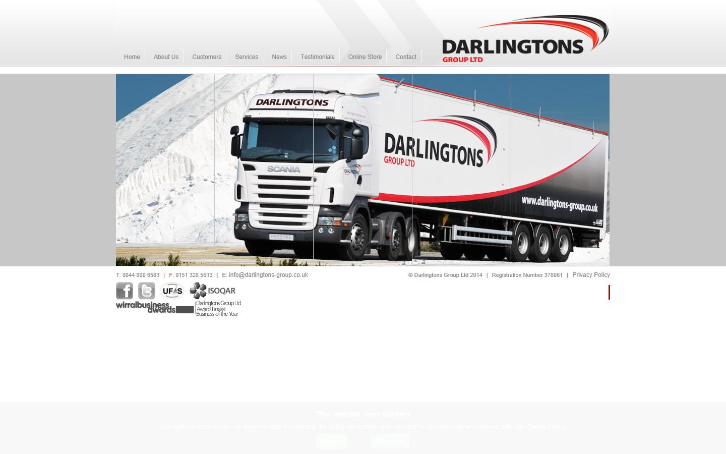 Darlingtons Group Ltd Website