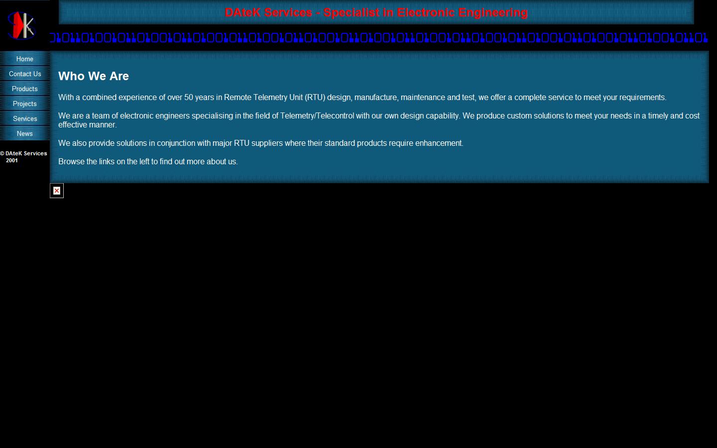 DAteK Services Website