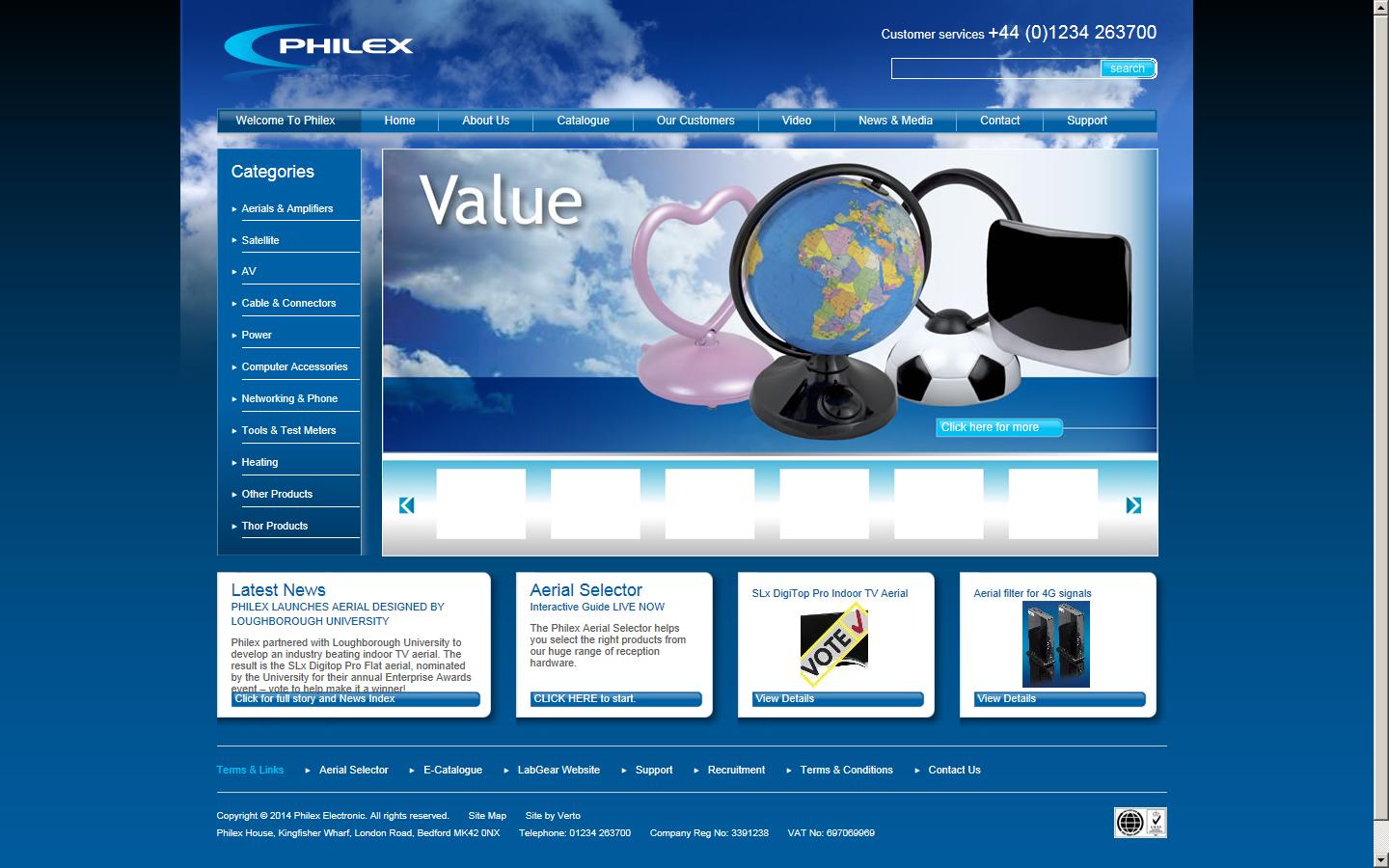Philex Electronic Ltd Website
