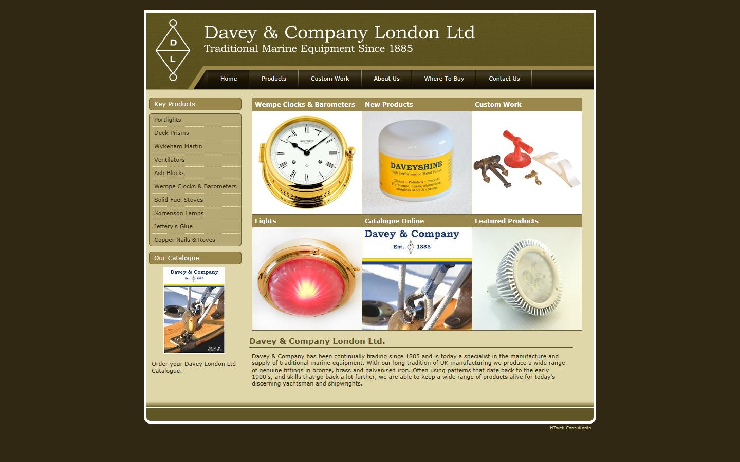 Davey & Company London Ltd Website