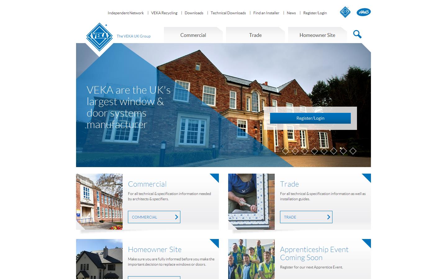 The VEKA UK Group Website