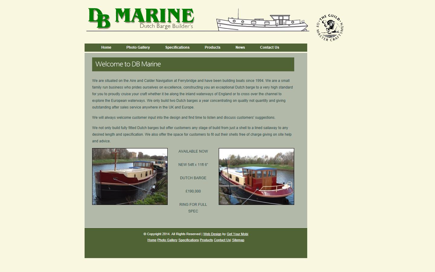 DB Marine Website