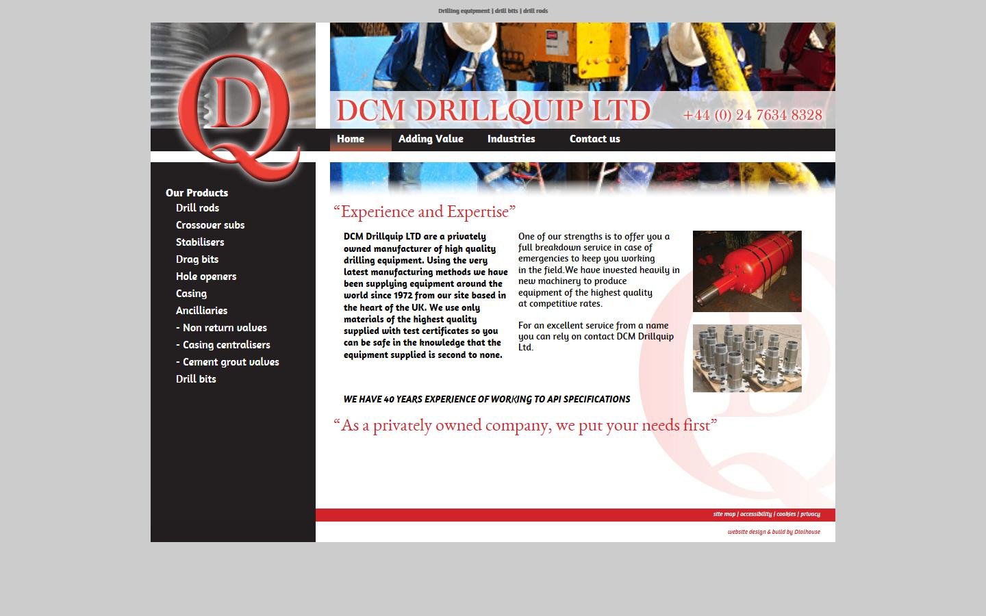 DCM Drillquip Ltd Website