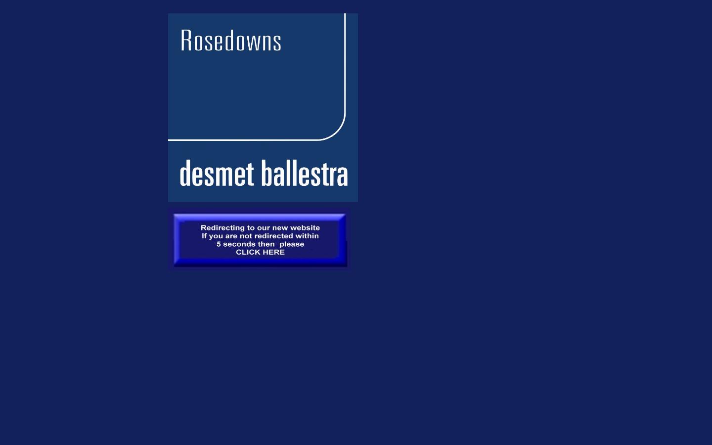 De Smet Rosedowns Ltd Website