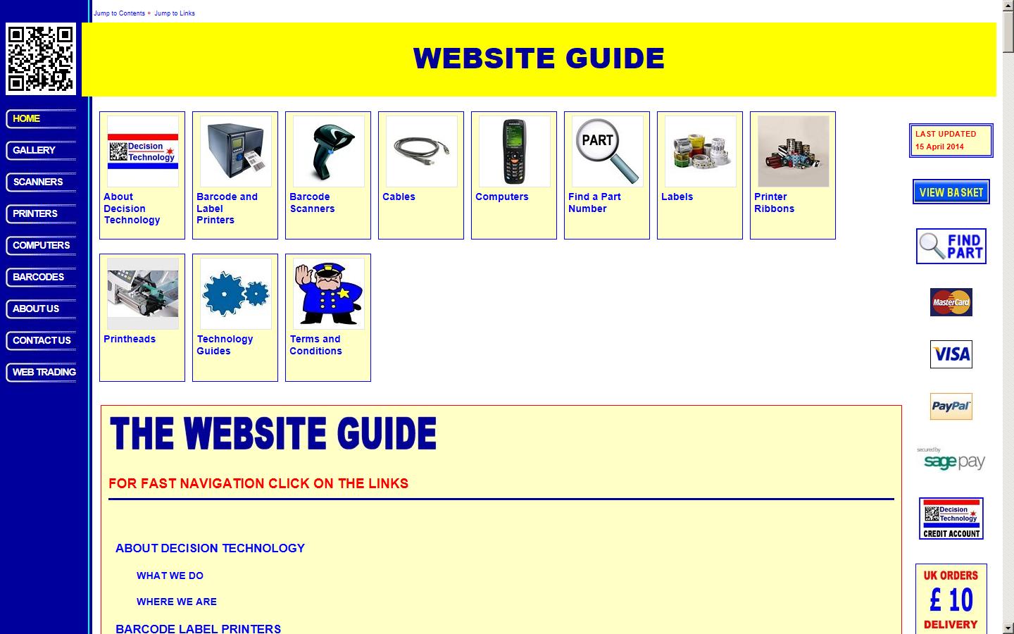 DECISION TECHNOLOGY Website