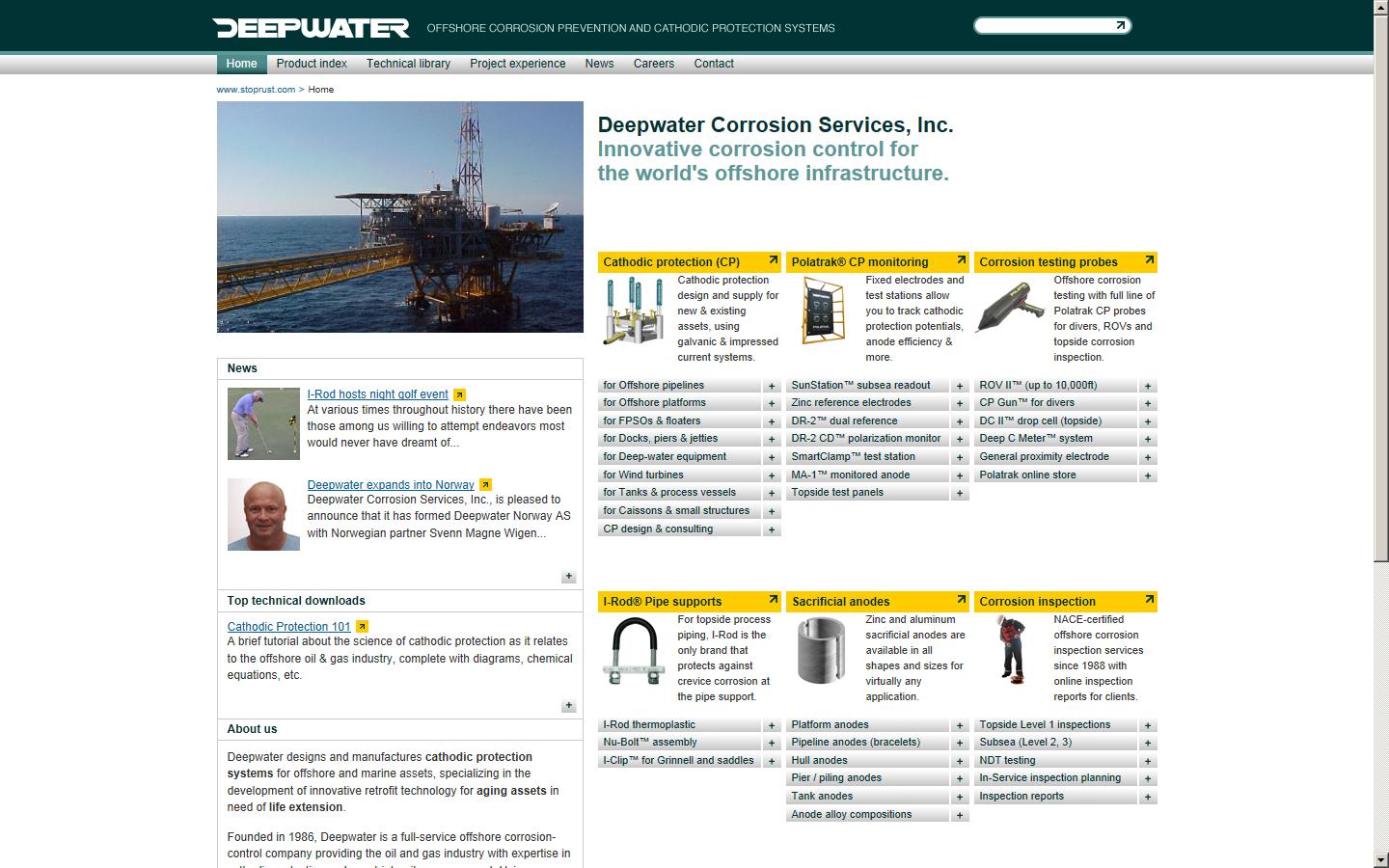 Deepwater EU Ltd Website