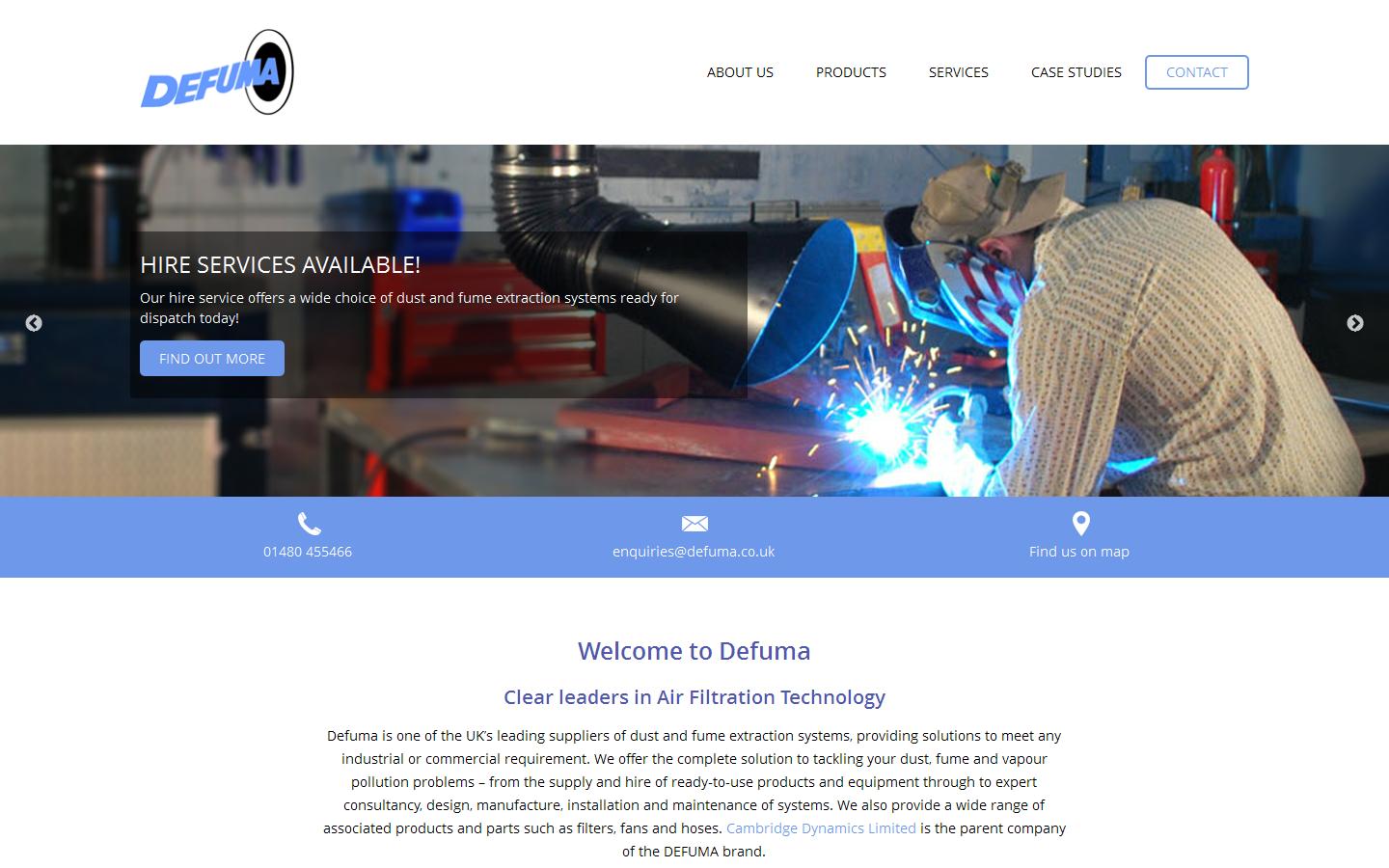 Defuma Website