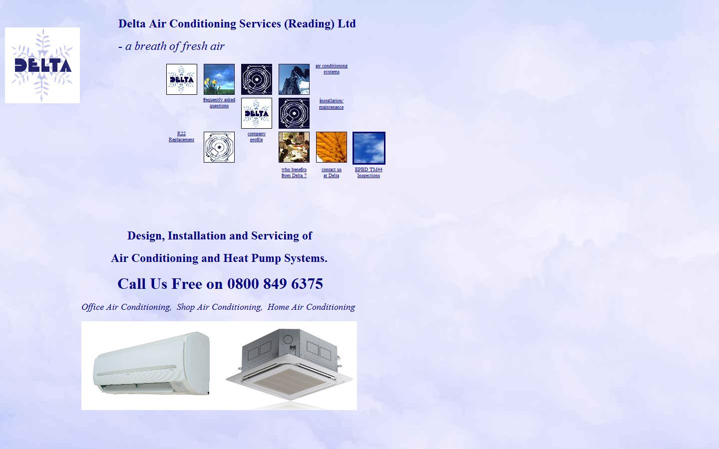Delta Air Conditioning Ltd Website