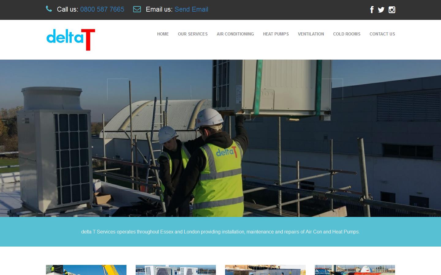 Delta T Services Ltd Website