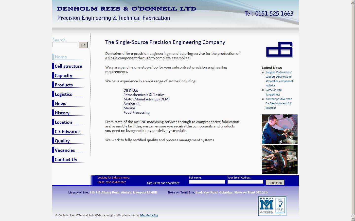 Denholm Rees & O''Donnell Ltd Website