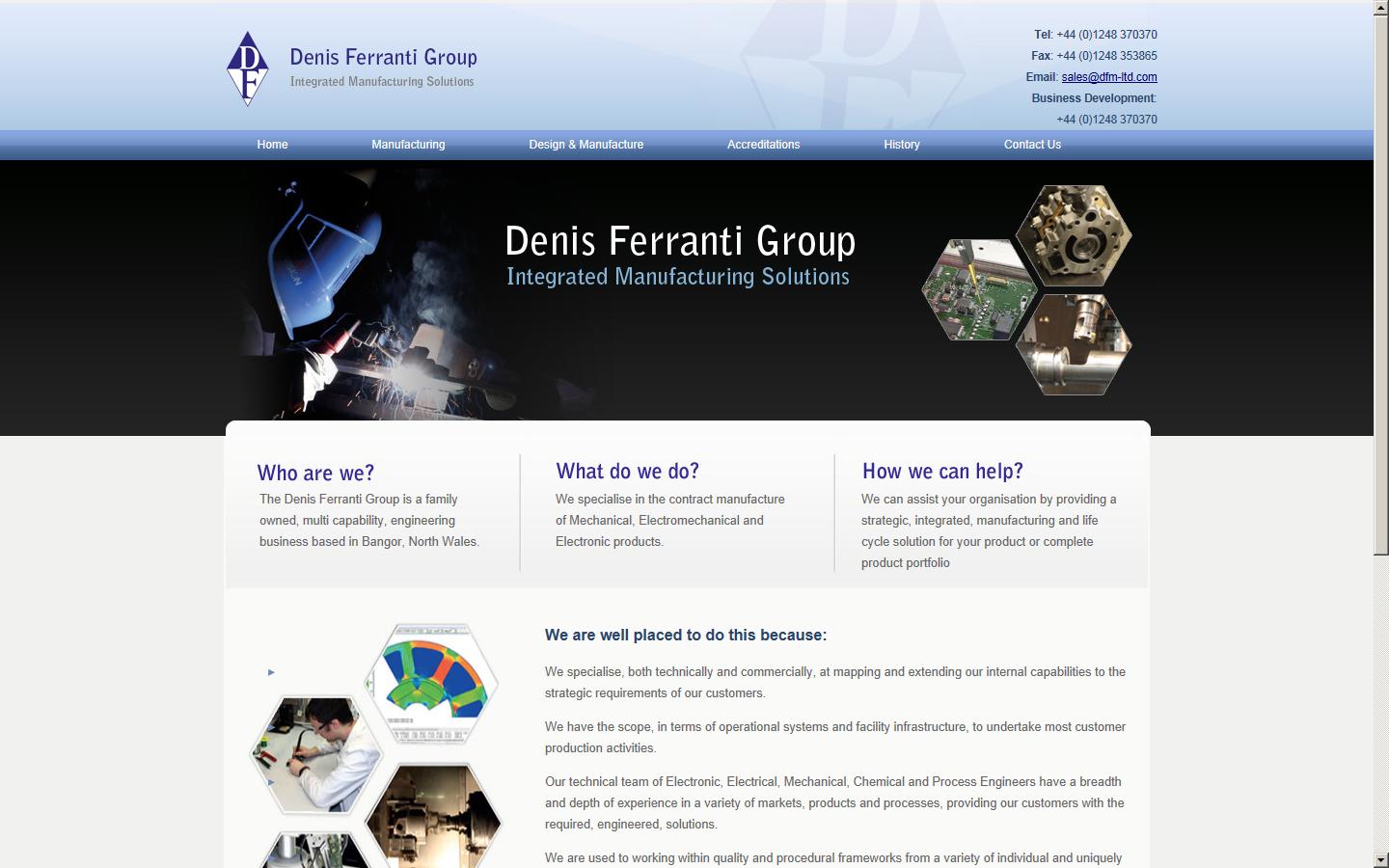 Dennis Ferranti Meters Ltd Website