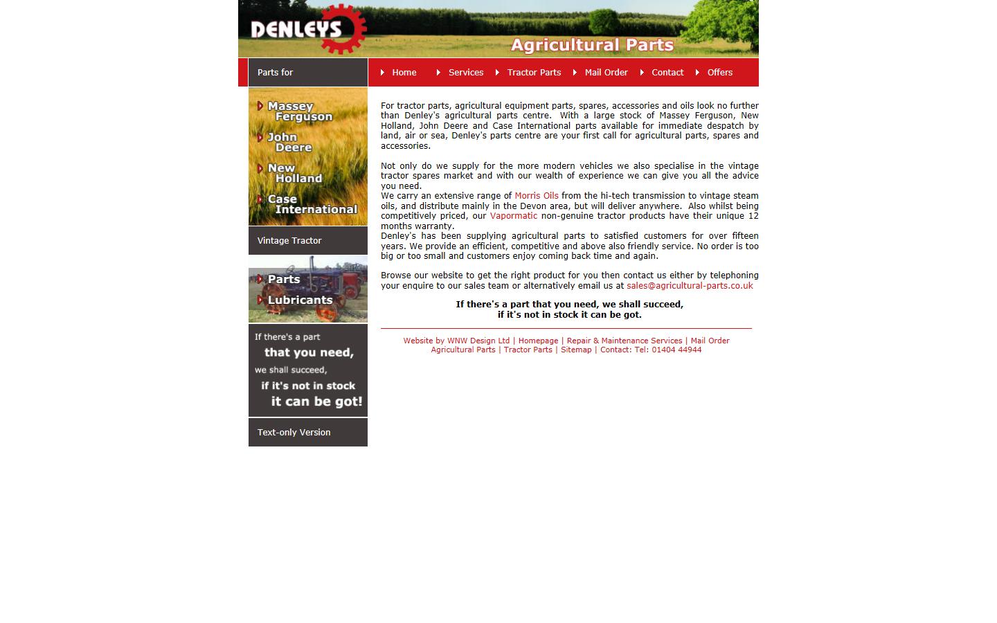 Denleys Agricultural & Motor Engineers Website