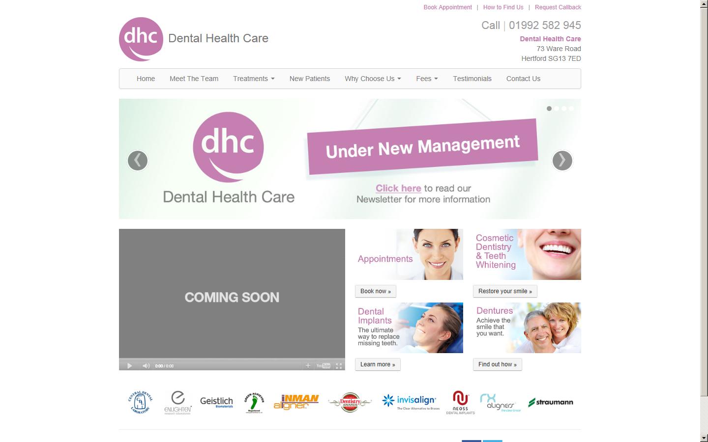 Dental Health Care Website