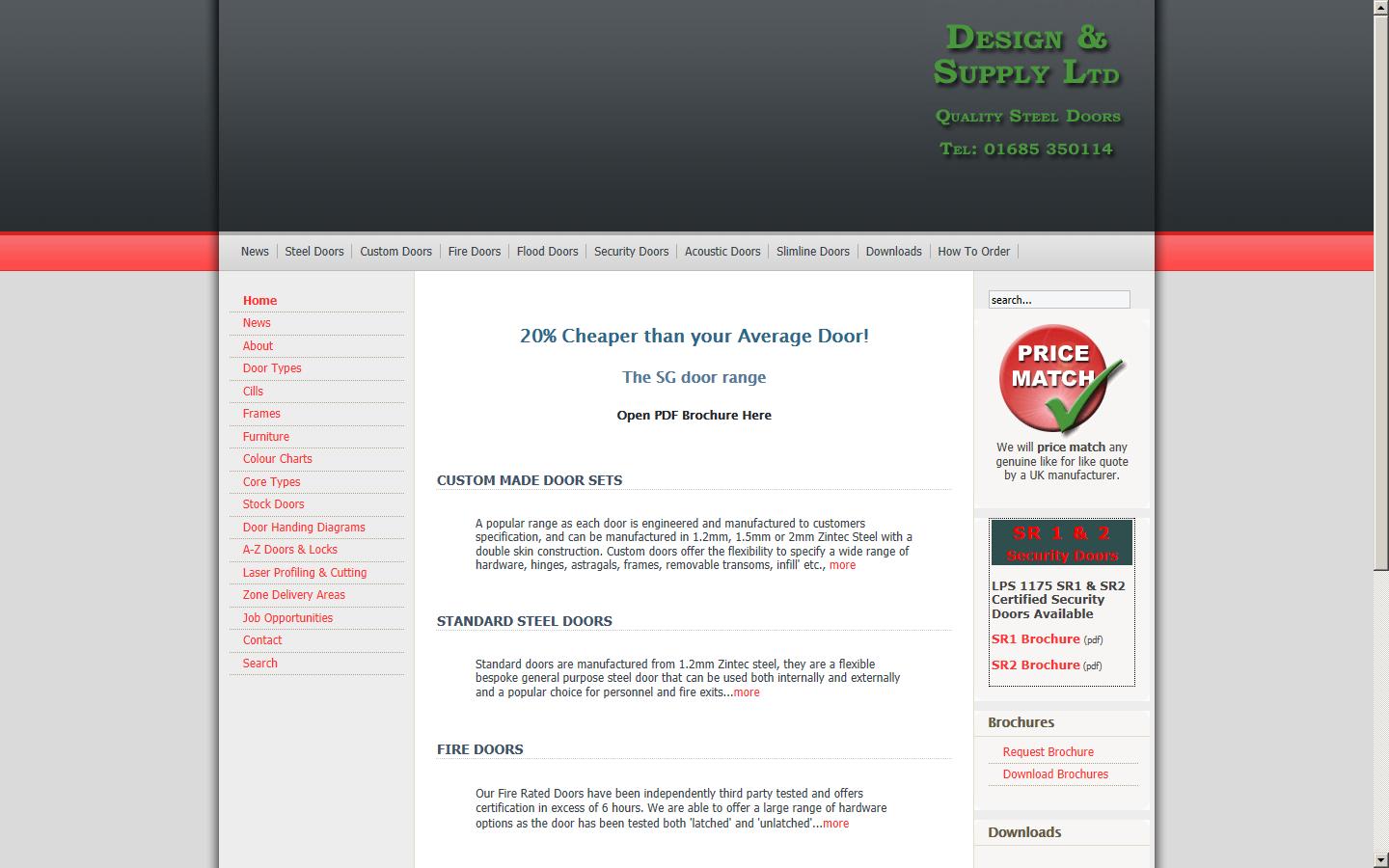 Design & Supply Ltd Website