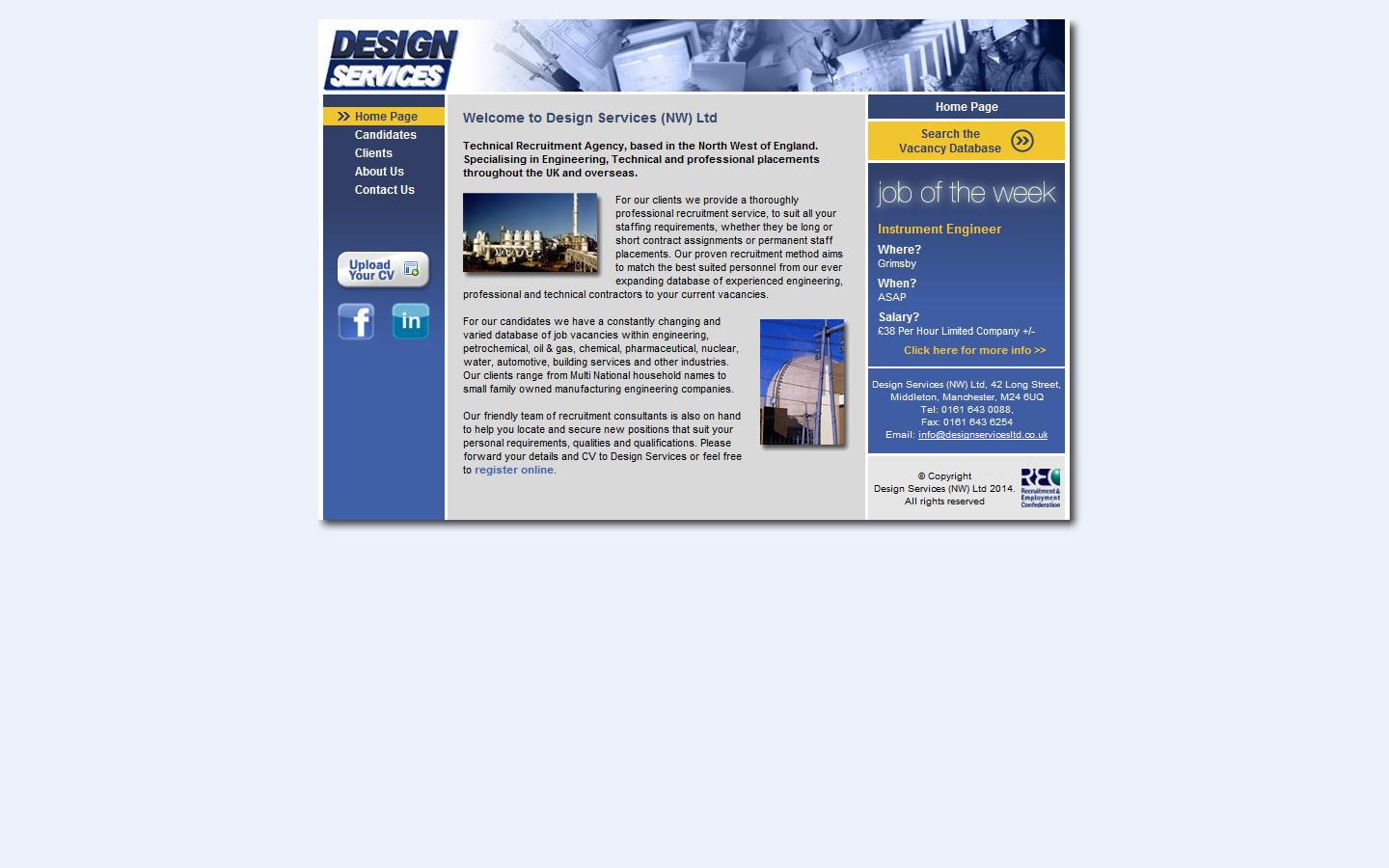Design Services (NW) Ltd Website