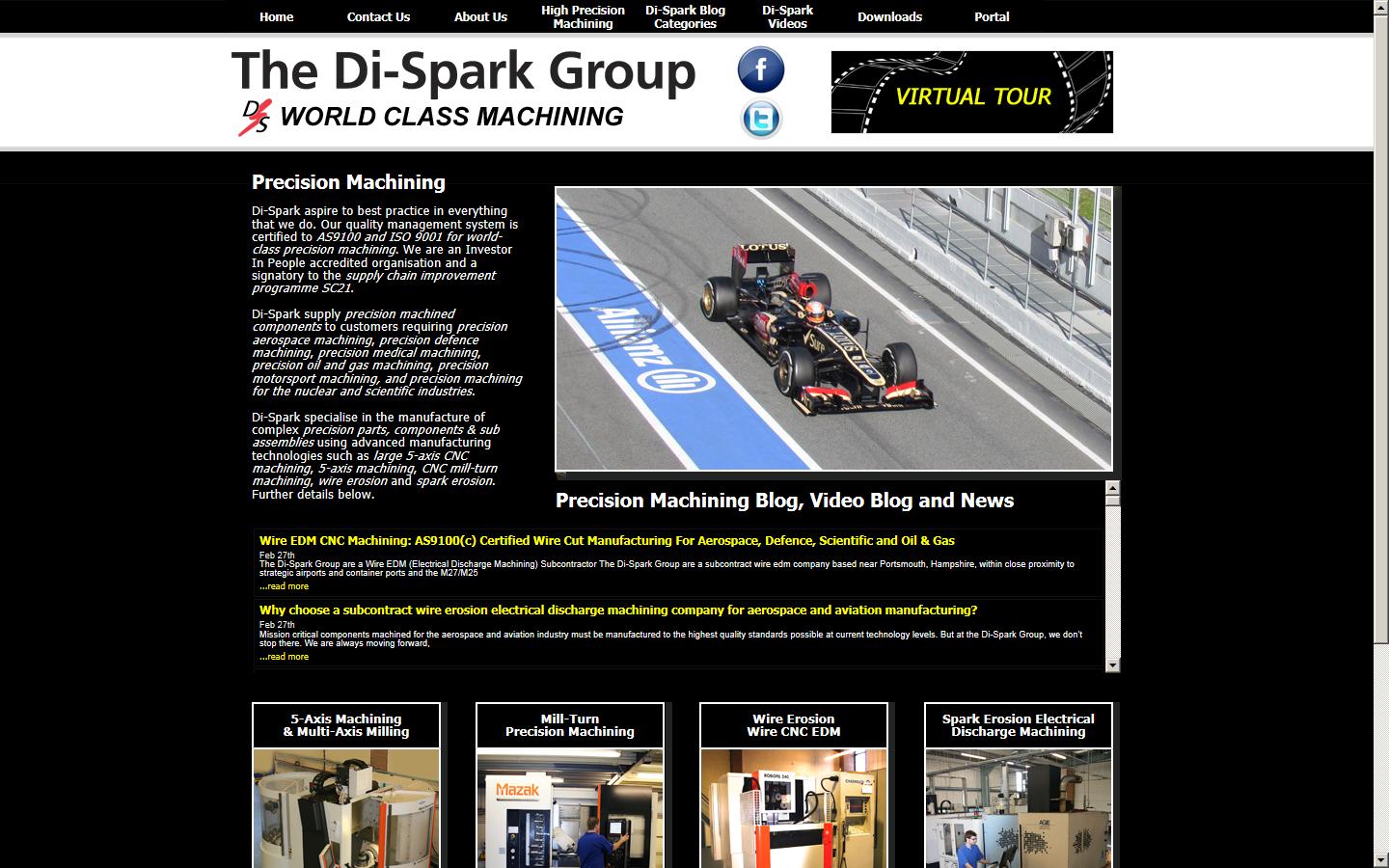 Di-Spark Limited Website