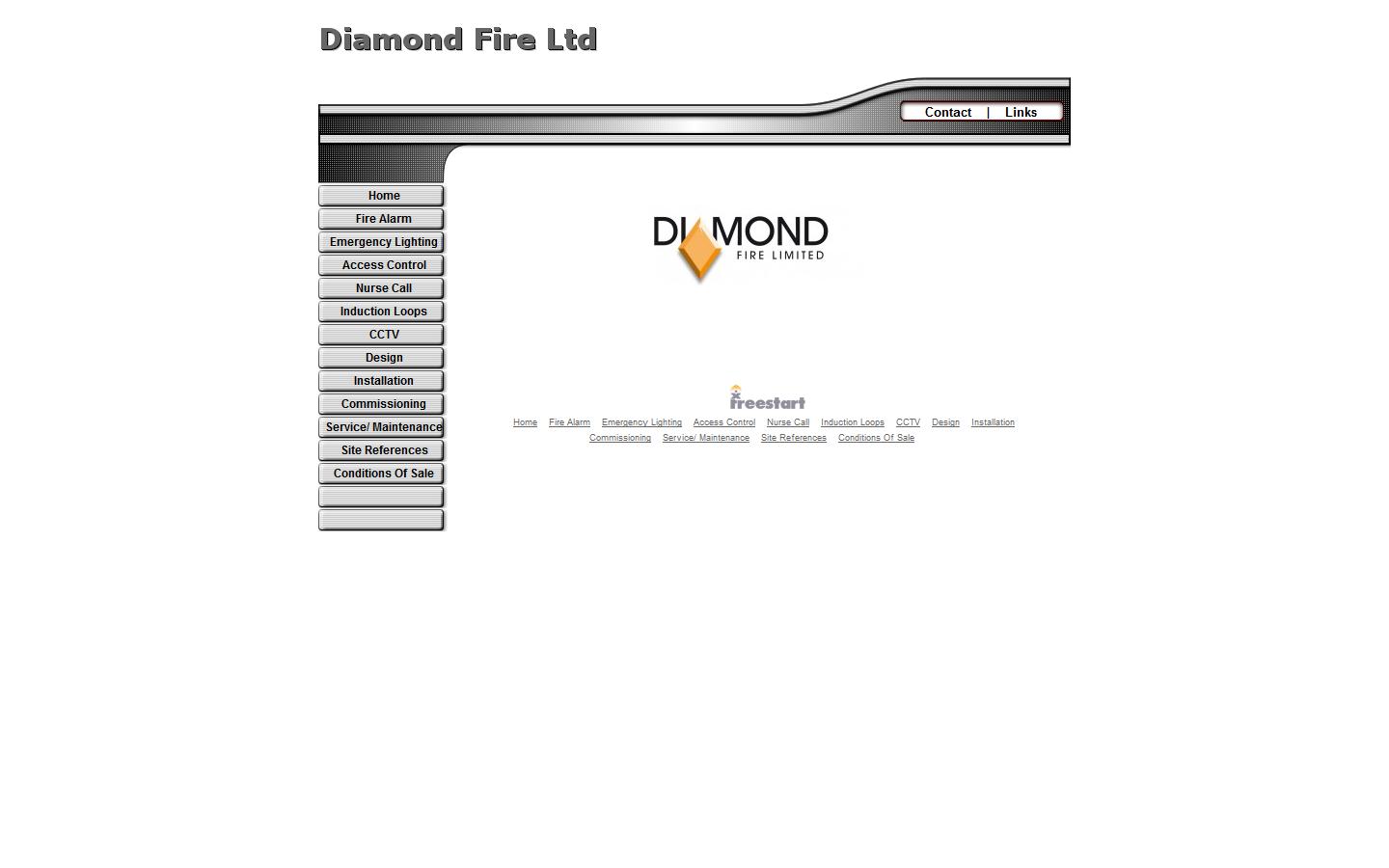 Diamond Fire Ltd Website