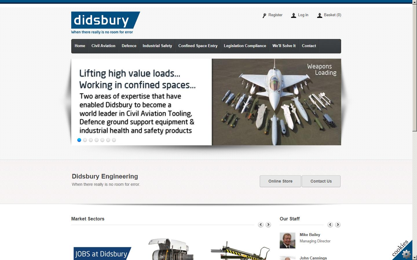 Didsbury Engineering Co. Ltd Website